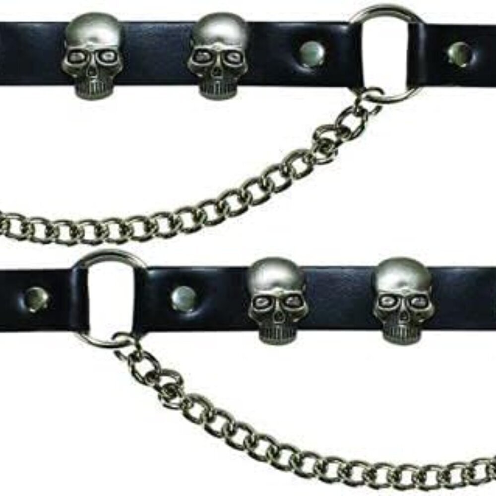 Adjustable Fashion Boot Chains Unisex Decoration for Biker & Leather Boots